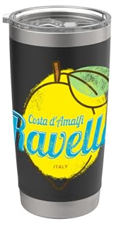 Limone Ravello Costa d'Amalfi Italia Costiera Amalfitana Bicchiere termico in acciaio inox doppia parete