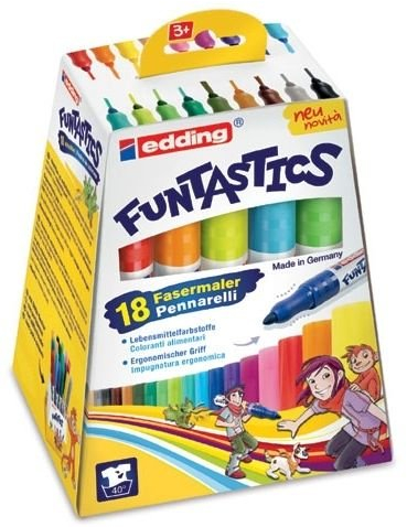 Filzstifte Funtastics e-14 18er-Pappschachtel