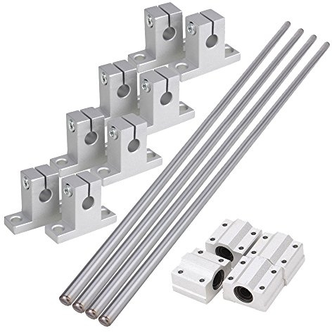 Cnbtr Horizontale Linearführung, Kugellager, Gleitbuchse und Linear-/Wellen-Sehachse mit Führungsschiene, 10er Pack