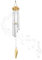 Zaleonline Campane di vento Wind Chimes per giardino carillon di vento 6 tubi 60 cm di lunghezza circa carillon da giardino