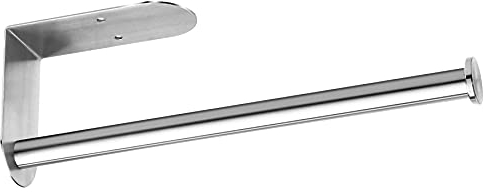 OBODING Wall Mounted Paper Towel Holder, Under Cabinet, Self Adhesive for Kitchen Organization and Storage (Silver)
