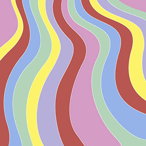 20 Servietten Bunte Farbwellen | Muster | Regenbogen | Tischdeko 33x33cm