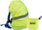 Idena 22077 Housse imperméable pour Sac à Dos et Cartable Jaune Fluo avec Bandes réfléchissantes Taille Universelle avec élastique et Mousqueton, Jaune Fluo, 17 x 13 x 2,5 cm, Décontracté