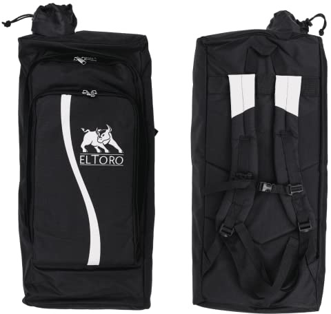 elToro Wave Recurvebogen Rucksack für dreiteilige Bögen | gepolsterte Innentasche für Mittelstück bis 25 Zoll und Wurfarme, Pfeilröhre innen gesichert und außen zugänglich