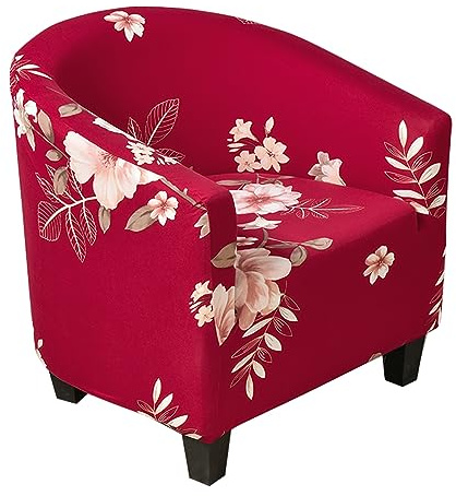 Meigeh Sesselbezug Sesselüberwürfe Stretch Sesselhusse Cabriolet Sesselschoner Tullsta Clubsessel Husse Stuhlhusse für Cocktailsessel 1 Sitzer