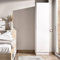 Dmora - Guardaroba Cusna, Mobile appendiabiti per camera da letto, Armadio a 1 anta singola, 41x52h184 cm, Bianco
