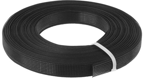 QUARKZMAN Stecche per Cucito 10 Iarde 12 mm Stecche per Corsetti Nero | 1 Pezzo, Bassa Densità Poliestere, Cucire per Abito Sposa Abito Sposa