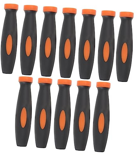 KONTONTY 12 Stück Gummi Feilengriffe 4,8 Mm Rutschfest Und Komfortabel Für Holzbearbeitungswerkzeuge Und Zubehör