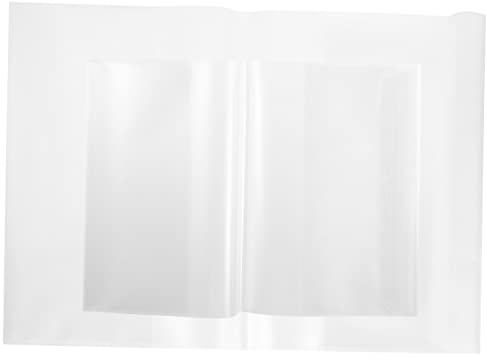 VILLCASE 20stücke Transparente Buchabdeckung Aus Pp-material Kratzfest Wasserabweisend Notizblock Schutzfolie Schutzhülle Für Bücher Lehrbücher Schulhefte