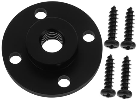 Toyvian Mikrofon Wandhalterung Aus Aluminiumlegierung 3/8-16 Stabile Flanschhalterung Für Mikrofone Professionelle Wandmontage Vielseitig Einsetzbar Für Studio Und Bühne