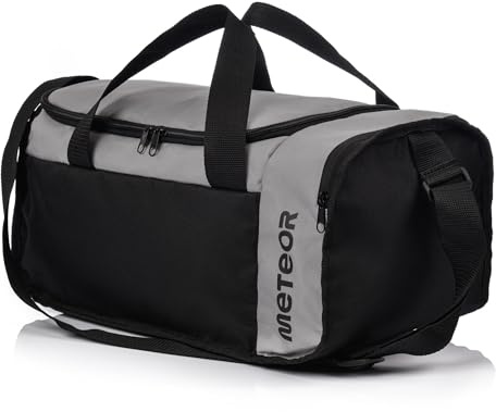 meteor Sporttasche Kinder 20-40 L Schwimmtasche Badetasche klein Schule | Turntasche für Schulsport, Schwimmunterricht und Reise, Jungen und Mädchen, Polyester, Seitenfach, verstellbarer Gurt