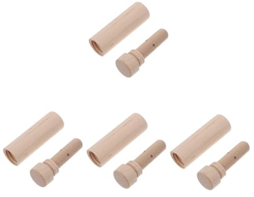 VALICLUD 4 Pezzi Aromaterapia di aspirazione nasale in legno naso secco del naso bastoncini di inalazione nasale bastoncino nasale Divieto di