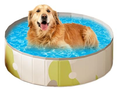 Piscina pieghevole | Piscina per gatti | PVC pieghevole portatile antiscivolo per animali domestici e bambini all'aperto