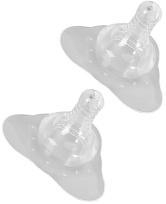 UTHCLO Protettore per Capezzoli in Silicone 2 Pezzi, Copri Capezzoli per Allattamento, Portatile e Comodo da Conservare, per Madri in Allattamento