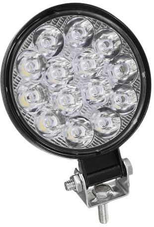 MUELODSIC Luce LED da Lavoro Rotonda per Auto Faretto Compatto e Portatile Illuminazione per Progetti e Riparazioni Adatta per Veicoli e
