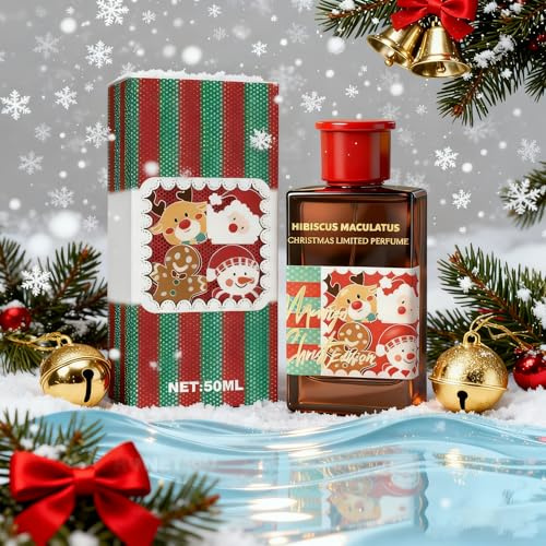 Allony Eau de Parfum Mujer, Perfume de Mujer Navidad, Perfumes Deliciosas Notas de Vainilla, Infusionado con Iris y Jazmín, Flor de Azahar y Canela Fragranza Dolce e Sensuale, 50ml