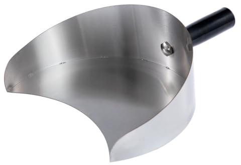Pane De Plato De Carne - Pala De Barbacoa De Acero Inoxidable | Bandeja De Receptor Asado De Mano Para Máquina Shawarma | Accesorio De Parrilla Duradero Para Kebab Gyro Meat Collection | Herramienta D