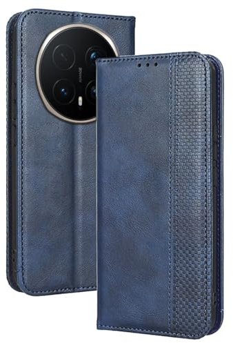 RankOne Flip-Lederhülle handyhülle für Honor Magic8 Pro 5G (6.71 Inches) Blau