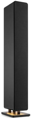 Audizio ARCO Tour De Son Hi-FI BT Noire 160W - Enceinte Colonne Active Amplifiée avec LED, Mode Stéréo, TV, Streaming et Salon