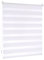 Victoria M. Doppelrollo Klemmfix ohne Bohren, 80 x 230 cm (BxH) Weiß, Rollo Fensterrollo lichtdurchlässig & verdunkelnd，Duo-Rollo Klemmmontage Zebrarollo für Fenster & Türen