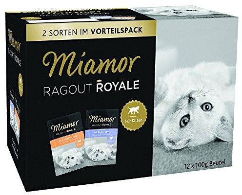 Miamor Ragout Royale in Jelly Kitten Multibox, 4er Pack 4x12x100g