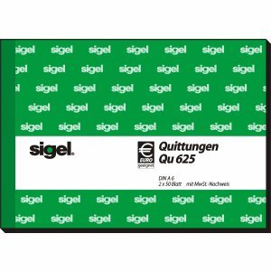 Sigel Formularbuch Quittung A6 VE=2x50 Blatt