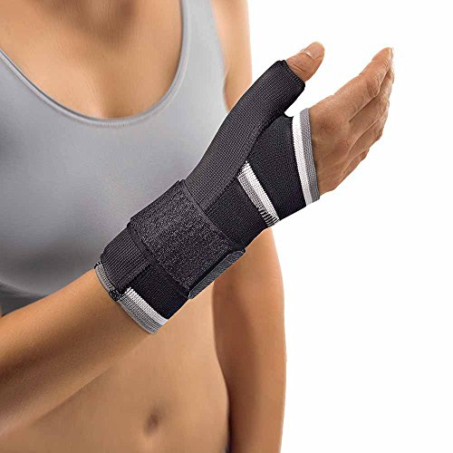 Bort Daumen Hand Bandage komprimierend Handgelenk Bandage Stütze Stabiliserung, schwarz, L