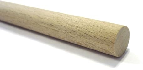 MegaCrea Slät snurrande trä 30 cm Ø 12 mm - GR