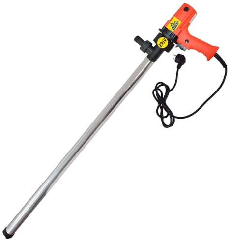 Profi-Pumpe® Bomba de Barril 230V para Diésel y Gasóleo | Motor de 750W con Velocidad Variable | Caudal hasta 100L/min | Trasvase Eléctrico para Tambores y Depósitos | Incluye Boquilla