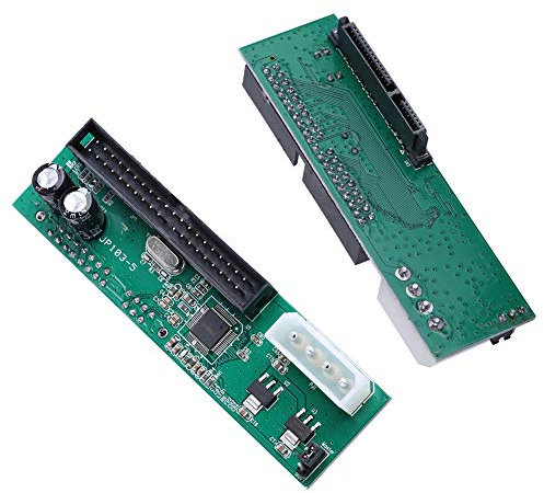 Zunate Convertitore Adattatore da Scheda PATA IDE a SATA, Adattatore interfaccia per Disco Rigido, per PC