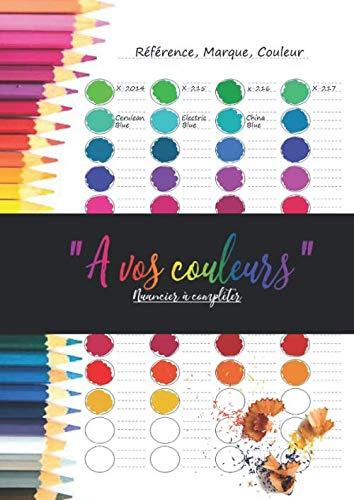 A vos couleurs nuancier à compléter: 8,27x11,69 2400 bulles