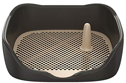 ADASP Hundetoiletten Indoor Outdoor Hundetoilette Tier pinkeln Halter Töpfchen Welpen Training Tablett mit Pee Post Schutz Simulation Wand