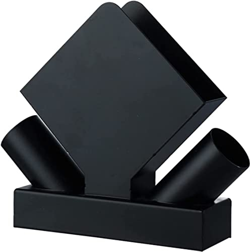 MUNANI Briefständer, Serviettenhalter, kreativer Edelstahl-Papierhandtuchsitz, Restaurant, Hotel, Arbeitsplatte, Papierhandtuchhalter, einfache Küche, KTV-Dekoration, vertikaler Druck