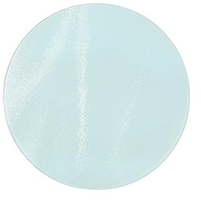 Schneidebrett aus gehärtetem Glas für Küche, Arbeitsplatte, Schutzmatte, langlebiges Schneidebrett, kratz- und hitzebeständig, spülmaschinenfest, rund/rechteckig