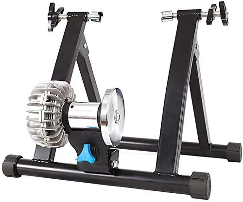 Fluid Bike Trainer Stand Bike Magnetischer Turbotrainer – Fahrradtrainer mit variablem Widerstand, Übungsfitness, stationärer Rahmen, geräuschlose Rolle, rutschfest, Kratzfest, stabil und langlebig,