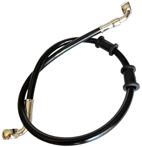 HEXEH Motorrad Bremsschlauch M10 Banjo 90 & 90 Grad Mehrfarbiges Motorrad-Hydraulikbremsschlauchleitungskabel 400 Mm - 2200 Mm Rohrleitung Geflochtener Ölschlauch Ölschlauch Bremse(1000mm)