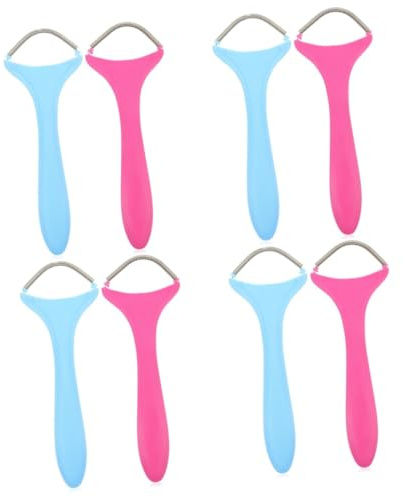 MAGICLULU 4 Sets Gesichtshaarentferner Für Frauen Frühlingshaar-epilierer Kabellos Manuelle Haarentfernung Edelstahl Pp-material Tragbar Einfach Zu Verwenden 2 Stück * 4