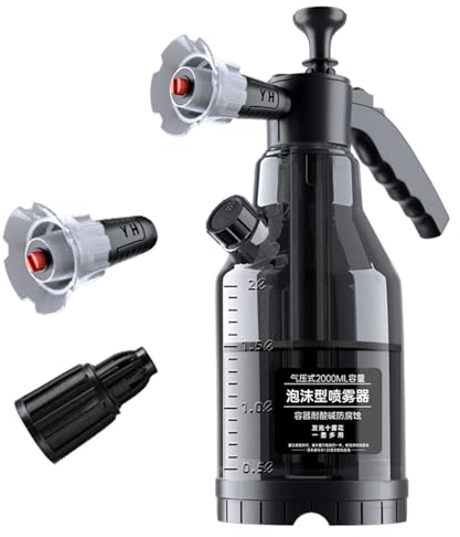 Waschschaum-Sprühdose – Ergonomischer Griff Auto Detailing Supplies, Hochdruckreiniger Seife Auto Foamer | Hochdruckreiniger Aufsatz für Schaumkanone Autowäsche, Reinigungsmittel für Auto, LKW