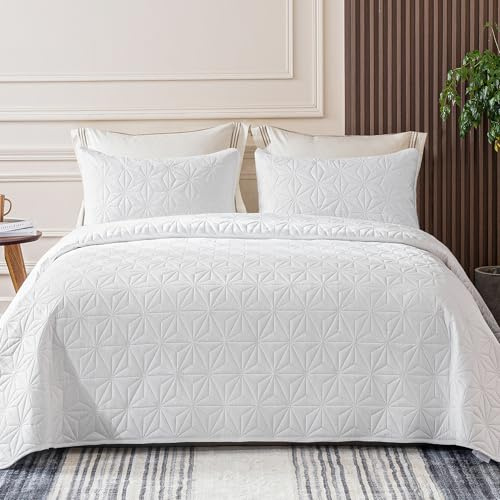 Whale Flotilla Colcha Bouti para Cama 260 x 280 cm, 3 Piezas