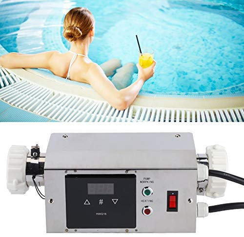 2KW Pool Heater Controller Electric Digital Thermostat Controller for Swimming Pool SPA220V/240V - Perfect for Efficiently Heating Your Pool