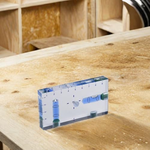 HpLive Hochpräzise transparente Zwei-Richtungs-Magnettafel Wasserwaage,mit Mini-Wasserwaage，steckdosen wasserwaage