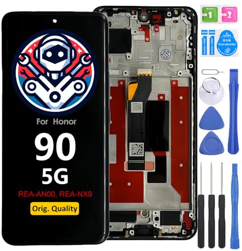 iYAiYO Écran LCD Display Digitizer Tactile pour Honor 90 OLED Original avec Cadre Écran Remplacement Assemblé avec Outils