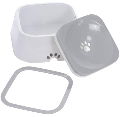 Dispensador de agua grande para perros, dispensador de agua húmeda para mascotas, bebidas para perros, cuenco para beber sin esfuerzo para perros, antideslizante, para perros y gatos grandes