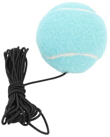 BuyWeek Tennisball mit Schnur, Tennis Trainer Bälle Selbst Übung Tennis Trainingsball Sport Werkzeug für Innen und Außenbereich Tennistraining