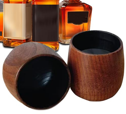 Set regalo con pietre da whisky e bicchieri, bicchiere bourbon fatto a mano, stile rustico, vintage, bicchiere bourbon, accessorio per compleanni, matrimoni, Natale, viaggi e case