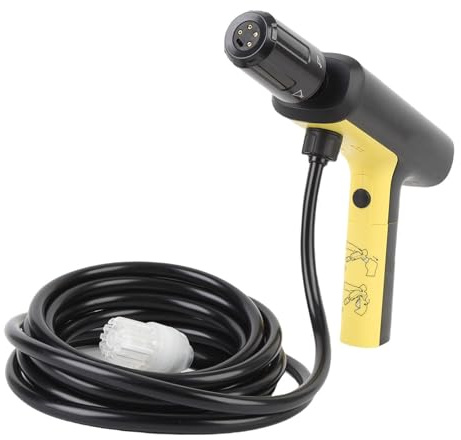 ASHATA Arandela de Presión de Automóvil Inalámbrica Arandela Portátil Portátil Arandela de Presión Inalámbrica con 5 Niveles de Presión 3 Configuración de Potencia Batería de 18000 MAh
