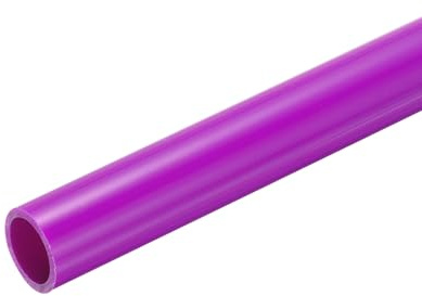 QUARKZMAN Tube Rigide PVC Tuyau Rond 16mm ID 20mm OD 50 cm de Long Violet PVC Pipe Résistance Élevée aux Chocs pour Tuyaux d'Eau, Artisanat, Décoration, Gaine de Câble