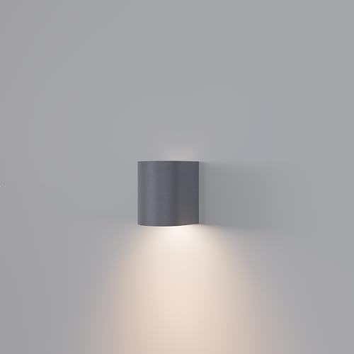 MATO Aussenlampe Wand Leuchte - IP54 Wetterfest - LED Wandleuchte Aussen & Innen - GU10 Außenwandleuchten für Hauswand & Fassadenbeleuchtung, Außenlampe, Wandlampe Außen, Außenbeleuchtung