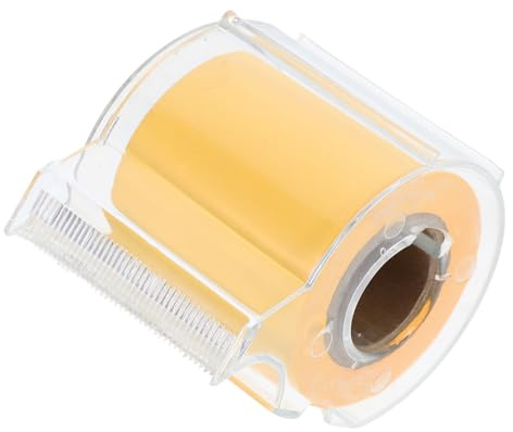 WRITWAA Rouleau de Notes Autocollantes Orange, Bloc-notes Adhésif Multifonction, Autocollant Mémo Résistant, Compact et Déchirable, pour Bureau, Maison et Organisation Quotidienne