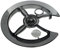 Point - Disco di Protezione in PVC per Catena, a Fissaggio Universale, Trasparente (Trasparente), 42-44 Denti